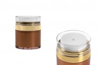 Airless 30ml plastic jar with lid