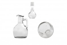 170ml glass jug with handle and glass stopper