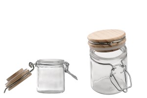Drahtbügelglas 64x45 mm mit Holzdeckel 40 ml-2