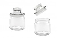 Glass jar 150 ml with lid and airtight sealing 70x100 mm