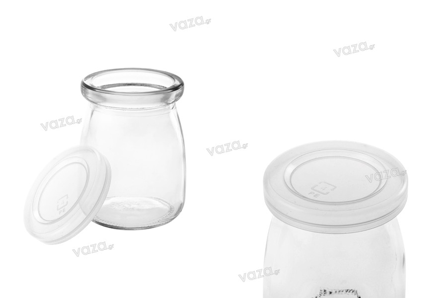 Barattolo rotondo da 100 ml con tappo in plastica