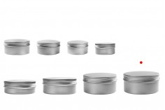 250ml aluminum jar with EPE liner inserted in the cap - available in a package with 12 pcs