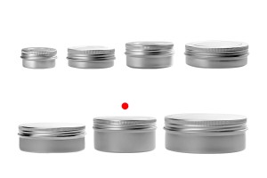 Pot en aluminium de 200ml avec fenêtre sur le couvercle - 12 pcs-εικόνα_σύνθεση