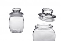 200 ml glass jar with rubber glass stopper