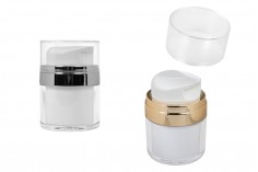 Airless jar 50 ml plastic with lid