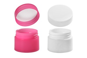 Pot à double fond en plastique de 3ml avec joint intérieur sur le couvercle - 12 pcs-εικόνα_σύνθεση