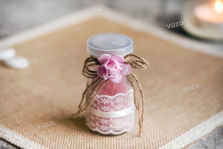 95ml favor jar for wedding or christening events 