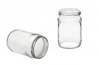 Cylindrical jar for honey 580 ml Facet - 72 pcs