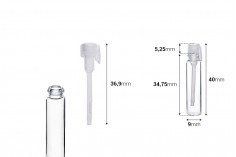 Γυάλινο φιαλίδιο για tester αρωμάτων 1 ml