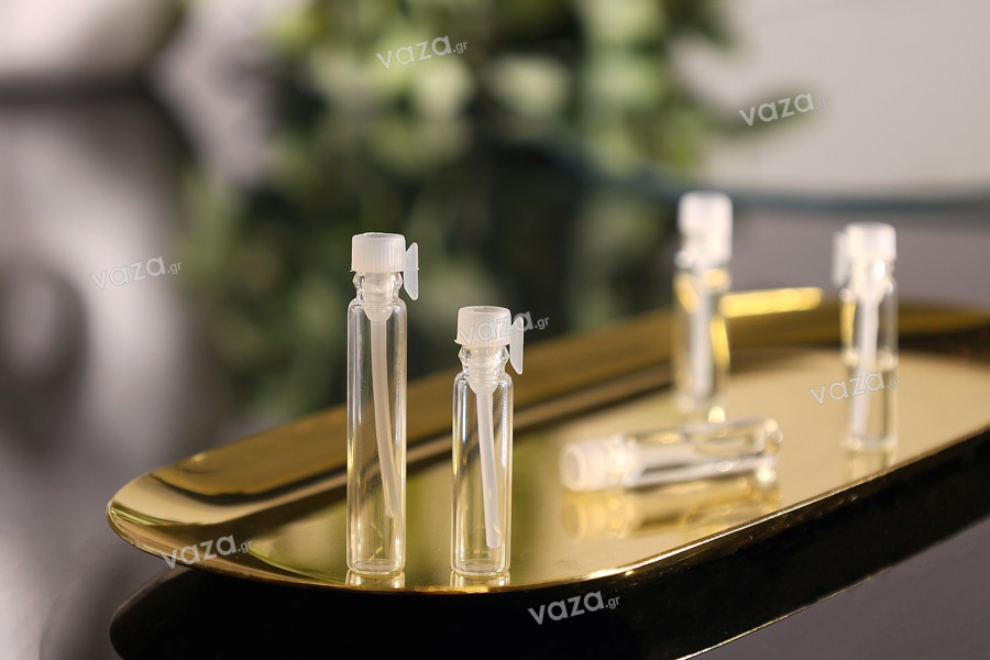 Γυάλινο φιαλίδιο για tester αρωμάτων 1 ml - 1000 τμχ