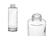 Γυάλινο διάφανο μπουκάλι 100ml με στόμιο PP 24, κατάλληλο για αμυγδαλέλαιο