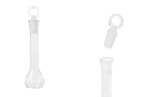 Fiole jaugée en verre de 5 ml avec bouchon en verre-εικόνα_προϊοντική