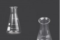 Flacon conique en verre (Erlenmeyer) de 200 ml avec indications volumétriques