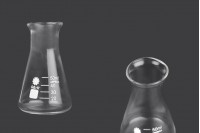 Flacon conique en verre (Erlenmeyer) de 50 ml avec indications volumétriques