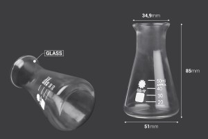 Konische Glasflasche 50ml-2