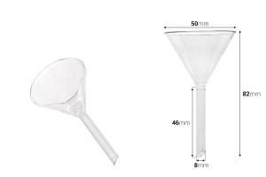 Glastrichter - 50 mm Durchmesser-εικόνα_διαστάσεις