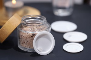 Plastik conta (PE) beyaz yükseklik 2,86 mm - çap 27,2 mm (küçük: 22,52 mm) - 12 adet-2