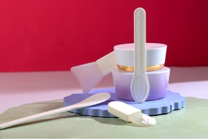 Spatola in silicone 62 mm con manico in plastica (PE) per crema - 12 pz-εικόνα_σύνθεση