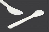 Spatula for cream plastic (PE) white 133 mm - 24 pcs