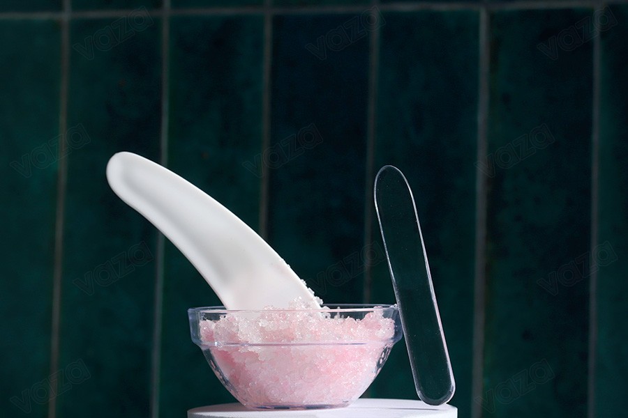Spatula for cream plastic (PE) white 92 mm - 24 pcs-image_group