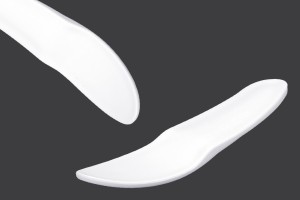 Spatola per plastica crema (PE) bianca 92 mm - 24 pz-εικόνα_προϊοντική
