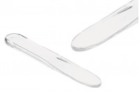 Spatula for cream plastic (PE) transparent 68 mm - 50 pcs