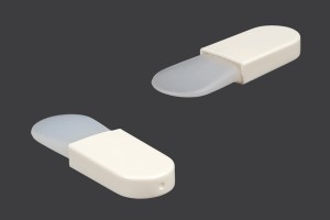 Spatola in silicone 57 mm con manico in plastica (PE) per crema - 12 pz-εικόνα_προϊοντική