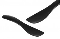 Spatula 62.8 mm plastic (PE) in black color for cream - 50 pcs