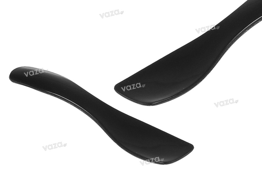 Σπάτουλα 62,8 mm πλαστική (PE) σε μαύρο χρώμα για κρέμα - 50 τμχ