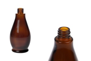 Flacon en verre pour huiles essentielles de 100 ml de couleur caramel (PP18)-εικόνα_προϊοντική