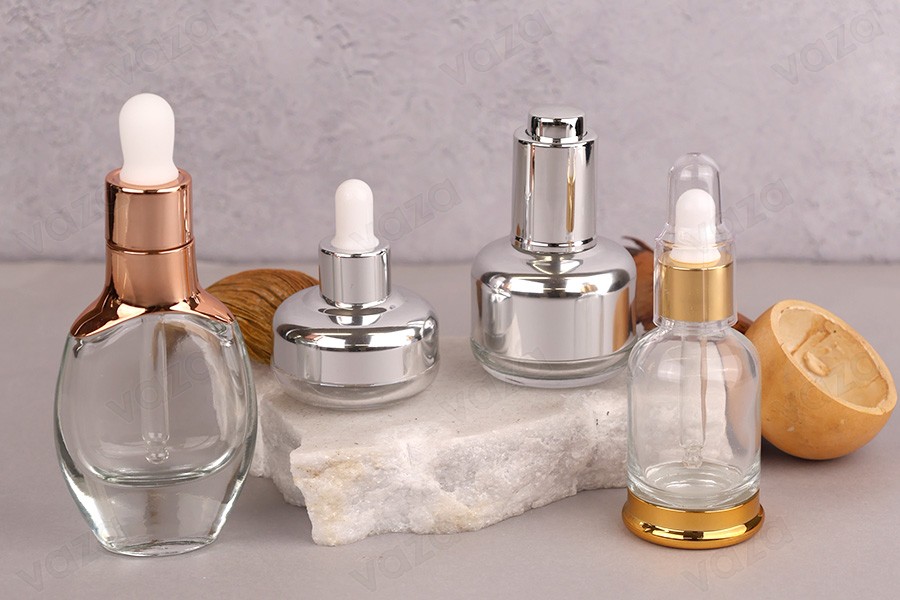Flasche 30ml Glas mit Pipette, Ablauf und Knopfverschluss Flasche 30ml Glas mit Pipette, Ablauf und Knopfverschluss-εικόνα_σύνθεση