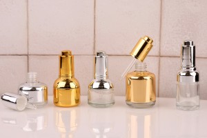 Bottiglietta da 30 ml in vetro con contagocce, gocciolatoio e tappo di scarico.-εικόνα_σύνθεση