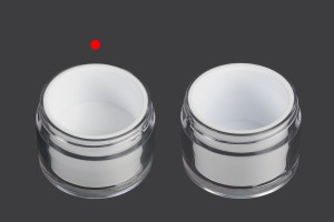 Pot de crème double face 30 ml avec couvercle et joint plastique-εικόνα_σύνθεση