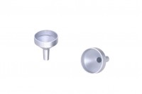 Entonnoir en aluminium argenté MAT - diamètre 17 mm (extrémité 4 mm)