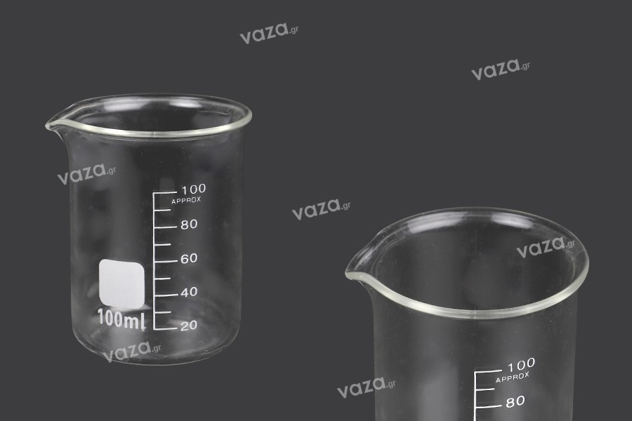 Bécher en verre cylindrique de 100 ml