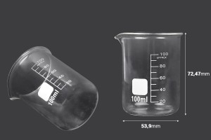 Becherglas 100 ml zylindrisch-2