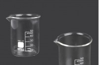 Bécher en verre cylindrique de 50 ml