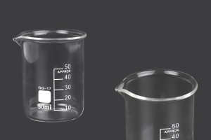 Bécher en verre cylindrique de 50 ml-1