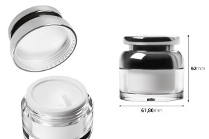 Acryl Cremedose 30ml mit Abdichtscheibe-εικόνα_διαστάσεις