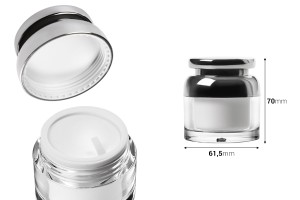 Acryl Cremedose 50ml mit Abdichtscheibe-2
