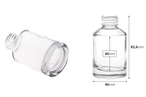 Flasche mit 50 ml Zylinderglas-2