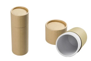 Schachtel zylindrisch aus Kraftpapier 59,6x165mm für Flaschen- 12 Stücke-1