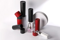 Boîte cylindrique (intérieur noir) 54 x 145 mm pour flacons - 12 pièces Boîte cylindrique (intérieur noir) 54 x 145 mm pour flacons - 12 pièces