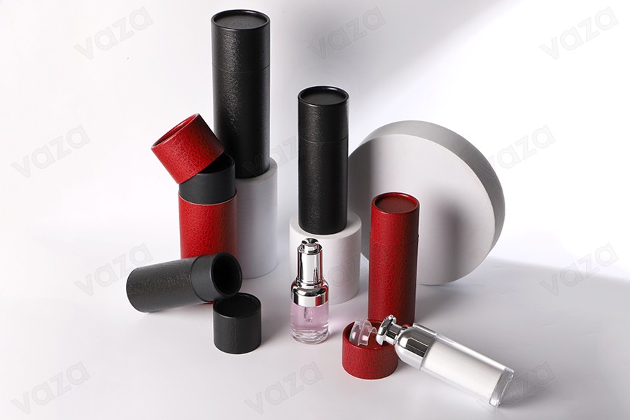 Zylinderbox (innen schwarz) 54x145mm für Flaschen - 12 Stk Zylinderbox (innen schwarz) 54x145mm für Flaschen - 12 Stk-bildgruppe