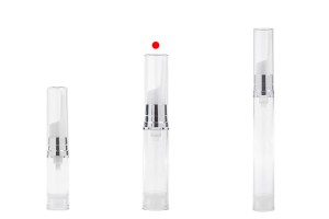 Flacon airless de 10ml pour sérum transparent avec bouchon-6