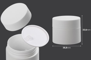 Dose 15ml Plastikdoppel mit innerem Dichtungsdeckel und Plastikdose-2