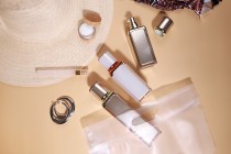 Μπουκαλάκι πολυτελείας 50 ml airless ακρυλικό με αντλία κρέμας και καπάκι Μπουκαλάκι πολυτελείας 50 ml airless ακρυλικό με αντλία κρέμας και καπάκι