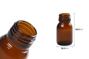 Φιαλίδιο αιθέριων ελαίων 30 ml (PP28) καραμελέ-εικόνα_διαστάσεις