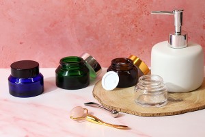 50ml Glas in grüner Farbe - ohne Deckel-εικόνα_σύνθεση