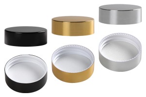 Bouchon en plastique avec revêtement en aluminium et joint intérieur pour pots de 50 ml-εικόνα_σύνθεση